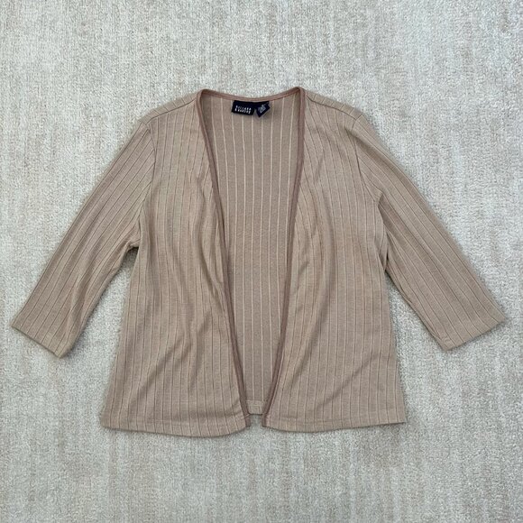 Vintage Hillard & Hanson Cotton Cardigan Knit Top 10 - Picture 1 of 8